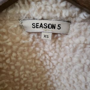 Yeezy Season 5 Sherpa Lined Jean Jacket